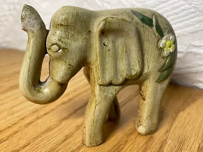 Buy Small Vintage Pottery Elephant Figurine • 4.99£