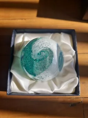 Buy Vintage Caithness ‘Tidal Wave’ Art Glass Paperweight • 0.99£