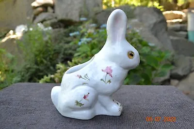 Buy Vintage Elba Alcobaca Bunny Rabbit Planter Vase Figurine Jar Made In Portugal • 5.78£