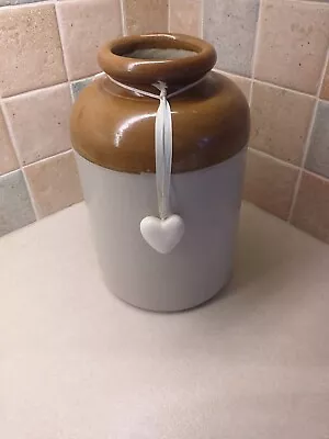 Buy Large Vintage Shaped Stoneware Jar In Excellent Condition (Very Heavy) • 25£