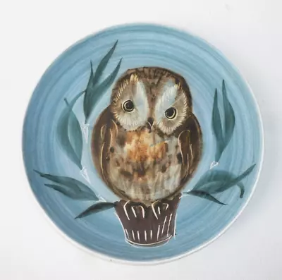 Buy Wimborne Pottery Owl Plate • 8.99£