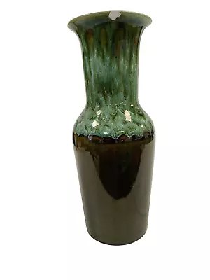 Buy Kingston Pottery Hull Vase Green Vase Speckled Detail Home Decor Decorative • 4.99£