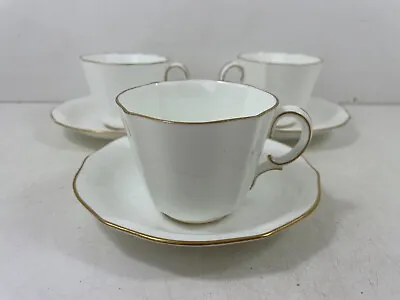 Buy Antique Royal Crown Derby Cup & Saucers X 3 • 12.99£