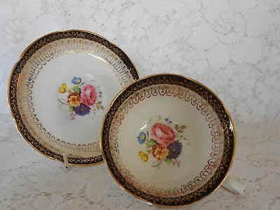 Buy Royal Grafton Fine Bone China Exquisite Tea Cup & Saucer Set Hand Painted • 28£
