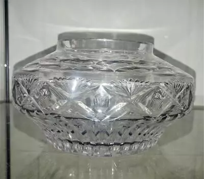 Buy Fine Quality Royal Doulton Crystal Cut Rose Bowl • 4.99£