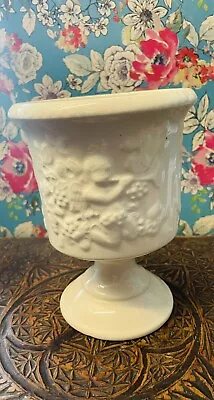 Buy Arthur Wood Pottery White Goblet Vase Bacchus Design 100 Years Old • 14.50£
