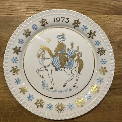 Buy Spode Bone China Christmas Plate 1973 Limited Production • 5£