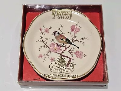Buy Small Royal Worcester Spode Palissy Royale Collection Goldfinch Trinket Dish • 0.20£
