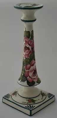 Buy Wemyss Ware Pottery Cabbage Roses Candlestick Scotland Scottish Antique • 159£