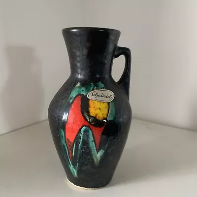 Buy Scheurich Vintage West German Pottery Vase 1960’s Inspired Design 405 - 135 • 15£