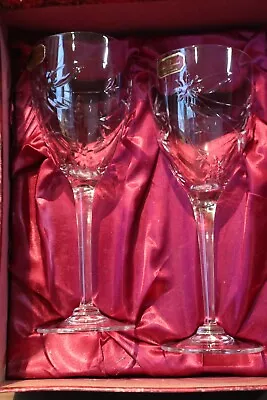 Buy 2 Royal Doulton  Jasmine  Wine Glasses 8.1/4  Unused+ Original Box + Labels • 72£