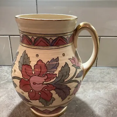 Buy Gorgeous Vintage Crown Ducal Tube Lined Pottery Vase Jug Charlotte Rhead • 50£