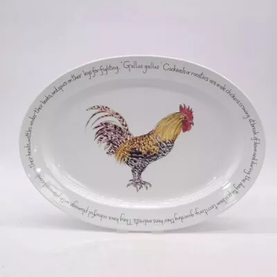 Buy Richard Bramble Jersey Pottery Oval Serving Platter Plate Cockerel Chicken • 19.99£