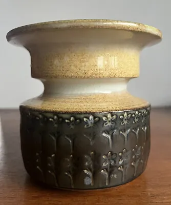 Buy Iden Pottery Sussex Mid Century Embossed 1970s Studio Pottery Vase Pot Ref B • 14£