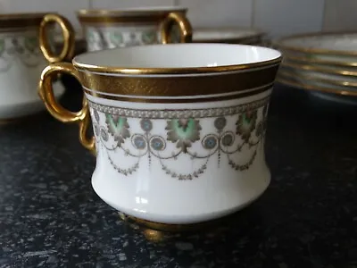 Buy Royal Cauldon England White And Gold Small Coffee Or Tea Cup Pattern 5838, VGC • 7£