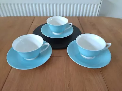 Buy Royal Doulton Cup Saucer Baby Pale Blue And White Ex Cond 1950s Tea Set Three  • 9£