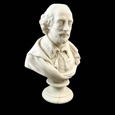 Buy Antique 1860's James And Thomas Bevington Parian Ware Bust - William Shakespeare • 200£