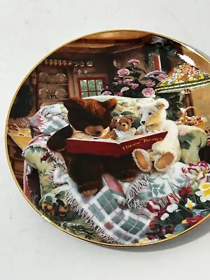 Buy Franklin Mint Porcelain Story Time For Teddies Collectible Plate Display  #LH • 2.99£