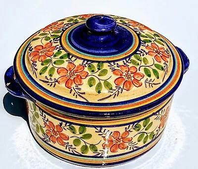 Buy Portuguese Hand Painted Ceramic Casserole Pot  • 24.99£