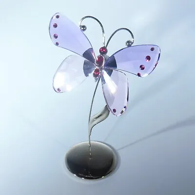 Buy Swarovski Crystal Paradise Bugs Object – Butterfly Acara Violet 719184 • 262.92£