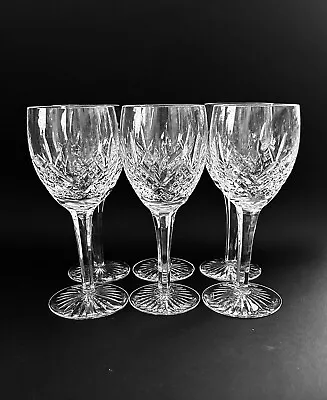 Buy Edinburgh Crystal Montrose Six Wine Glasses 6 7/8” • 90£