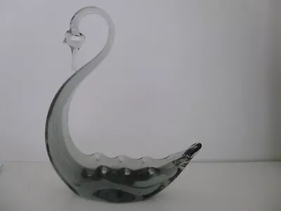 Buy Whitefriars Rare Silver Glass  Swan • 64.99£