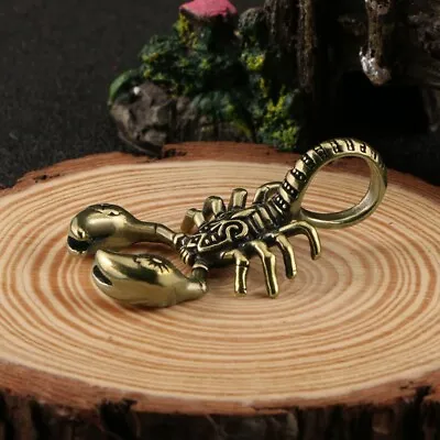 Buy Retro Pure Copper Scorpion Ornament Animal Statue Home Decor Crafts Gift  • 6.78£