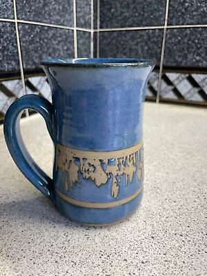 Buy Bentham Pottery Stoneware  Mug Blue Handmade Ceramic England Yorkshire • 15£
