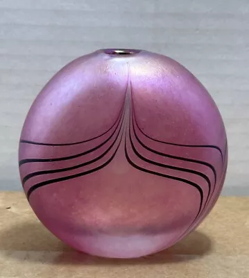 Buy Glasform Hand Blown Glass Iridescent Pink John Ditchfield Stem Bud Vase  • 71.93£