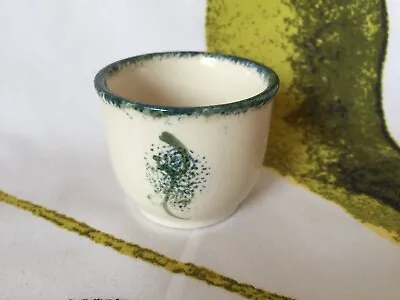 Buy Vintage Poole Pottery Egg Cup - 4cm High X 4.8cm Wide - Perfect Condition • 3.95£
