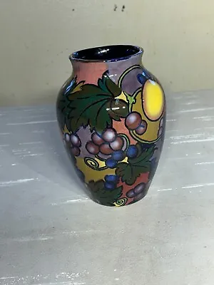 Buy Antique Pottery - Royal Stanley Ware England - 7  Jacobean Ware Grapes Vase • 26.78£