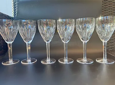 Buy Stunning Set Of 6 WATERFORD CRYSTAL Carina Claret Wine Glasses, Ireland MINT • 414.85£