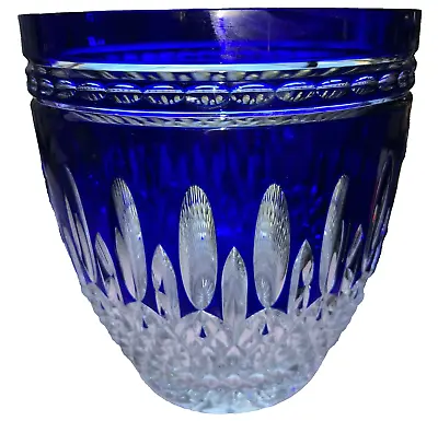 Buy Waterford Clarendon Cobalt Cut To Clear Crystal Ice Bucket Without Flaws • 308.34£