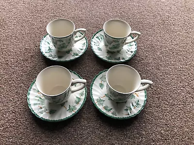 Buy BHS Country Vine Ivy 4 X Cups And Saucers Very Good Condition • 20£