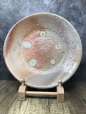 Buy Phil Rogers Stoneware Plate Salt Glazed With Impressed Decoration 24 Cm #1057 • 175£