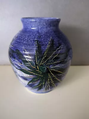 Buy Jo Lester Isle Of Wight MCM/ Retro Hand Decorated Floral Burst Pottery Vase  • 19£