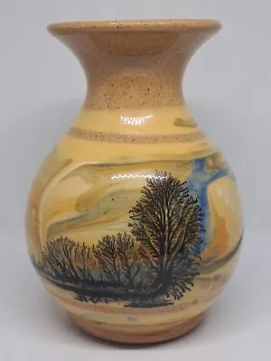 Buy Boscastle Pottery Vase By Ross Irving Little Vintage Hand Painted • 8.09£