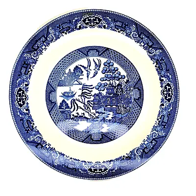 Buy Blue Willow Ware By Royal China Cake Plate Serving Platter 12.25 Inch • 14.17£