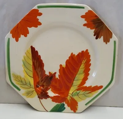 Buy A J Wilkinson Honeyglaze Autumn Leaf Octagonal Side Plate Pattern E9038 C1934 • 36.68£