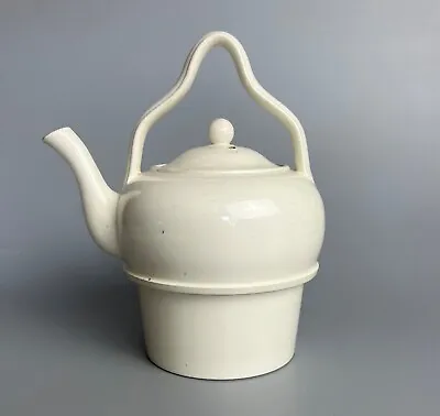 Buy A Scarce Early 19thc Veilleuse Creamware Teapot & Cover C1800-25 Possibly Leeds • 65£