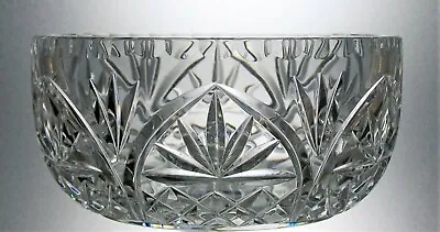 Buy Vintage Lead Crystal Cut Glass Decorative Bowl - 15 Cm • 12.50£