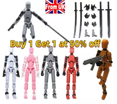 Buy T13 Action Figure, Titan 13Action Figure, Robot Action Figure,3D Printed Action~ • 8.59£
