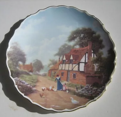 Buy Spode Bone China Décor Plate - The Farmers Wife, English Rural Scenes Plate • 10£