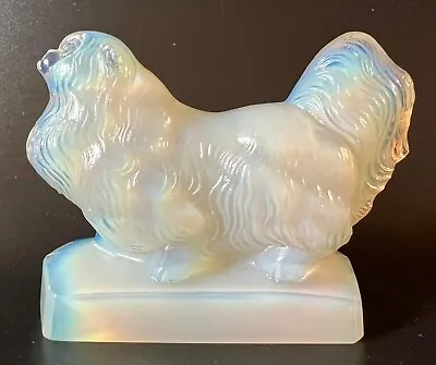 Buy Sabino Opalescent Large PEKINGESE DOG Signed Glass Figurine • 85.39£