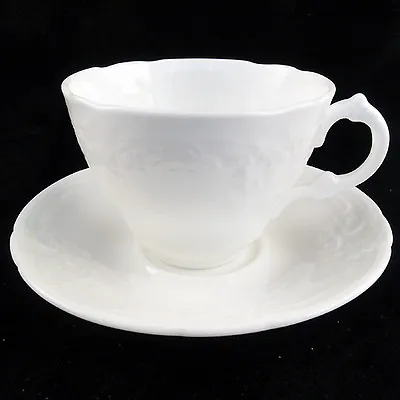 Buy SEVRES WHITE By Coalport Tea Cup & Saucer NEW NEVER USED Made In England  • 36.98£