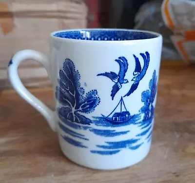 Buy  Burleigh Ware Willow Pattern 2.5  Coffee/expresso Cups Vintage • 8£