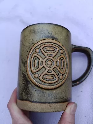 Buy Large Tremar  Celtic Motif Beer Mug/Tankard Cornwall Studio Pottery Stoneware • 15£