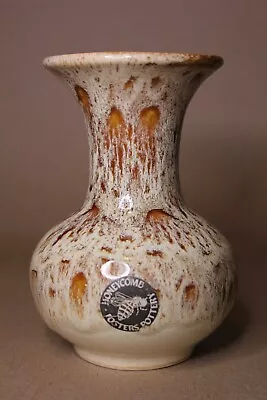 Buy Fosters Pottery Vase - Honeycomb Pattern - VGC • 15£