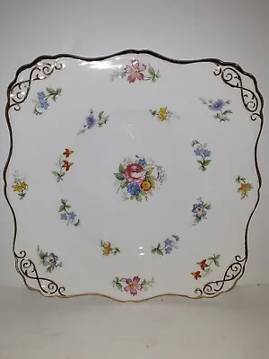 Buy Tuscan Bouquet Fine English Bone China Made In England Cookie,Cake, Pastry Plate • 56.04£