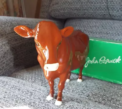 Buy Beswick Red Poll Cow Figurine, 4111 • 85£